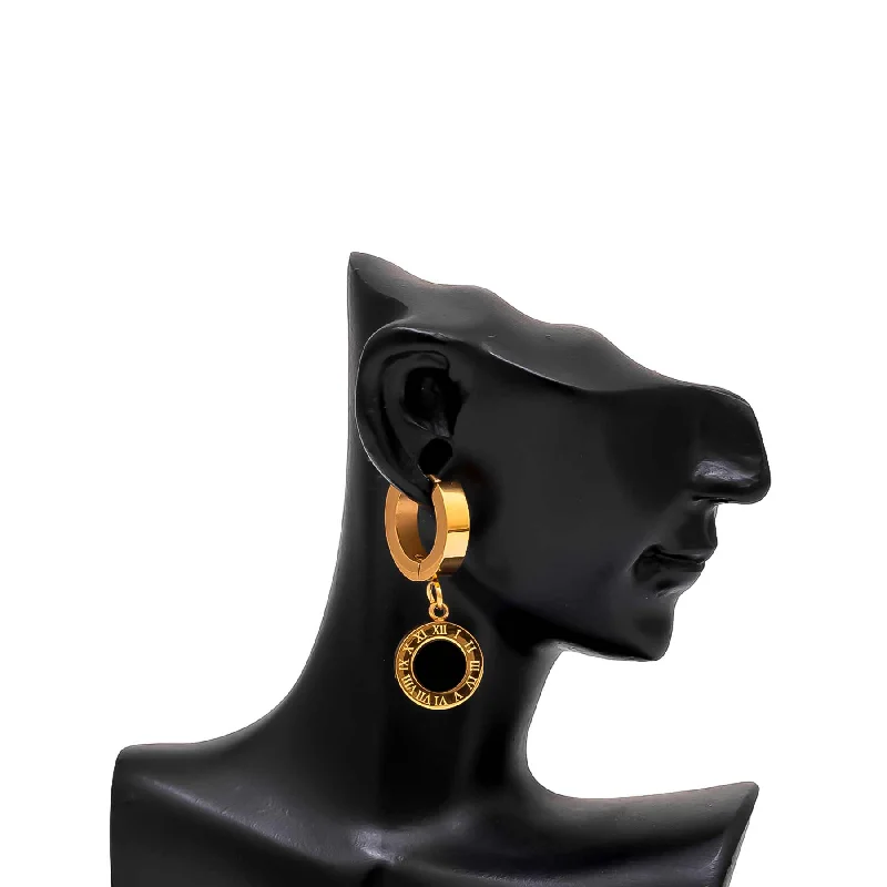 round earrings for women-Earring-T04006