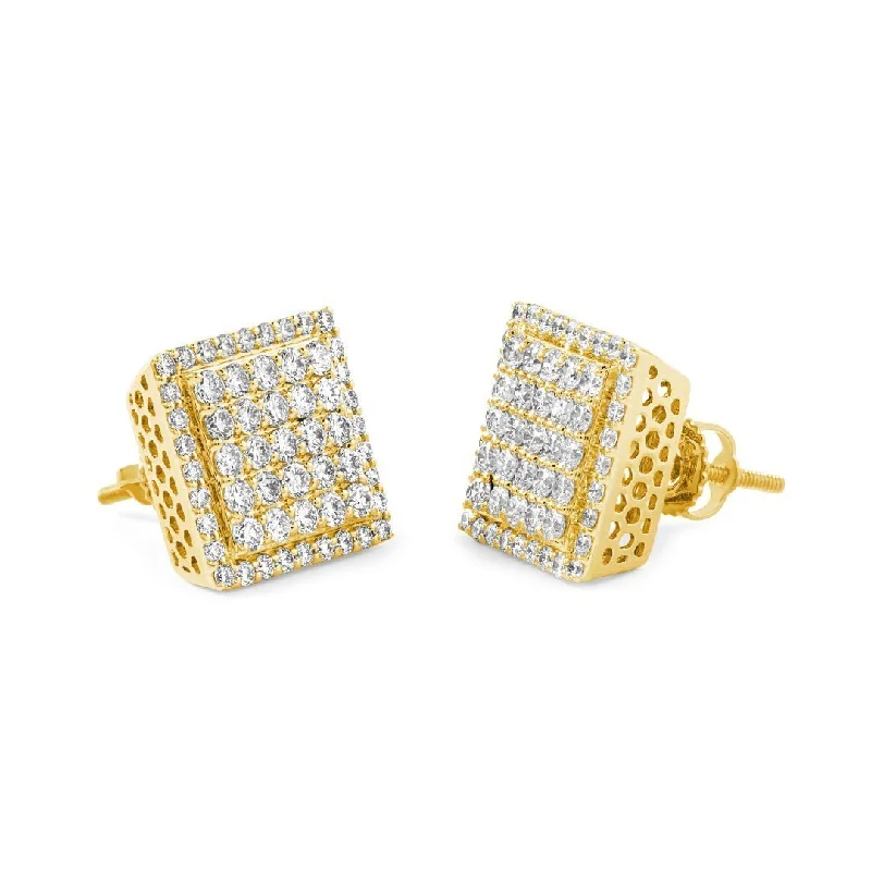 adjustable earrings for women-Centenial Pave Earings