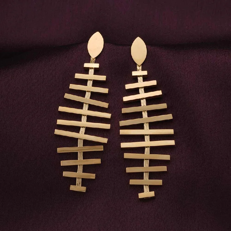 minimalist earrings for women-Stacked Bar Earrings