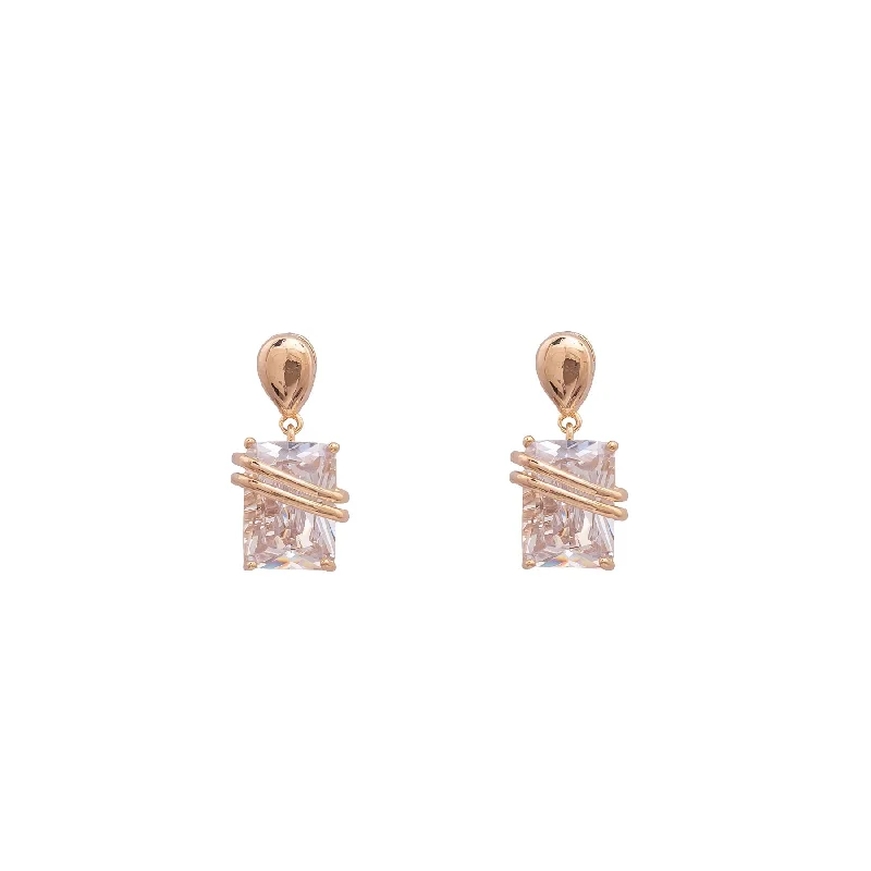 classic pearl earrings for women-Earrings- J0599415