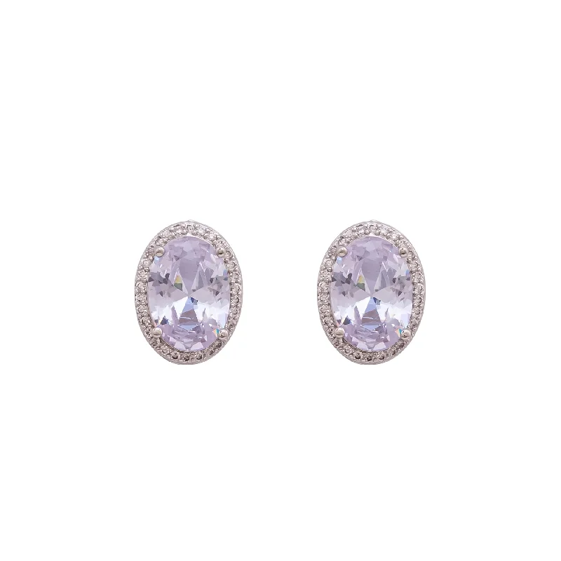 silver drop earrings for women-Earrings- J0599116