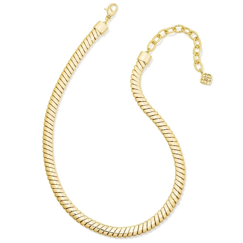 charm necklaces for women-Kendra Scott | Lex Gold Chain Necklace