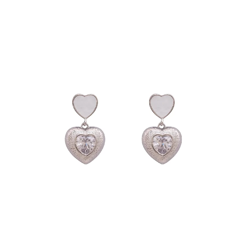 diamond stud earrings for women-Earrings- J0599616