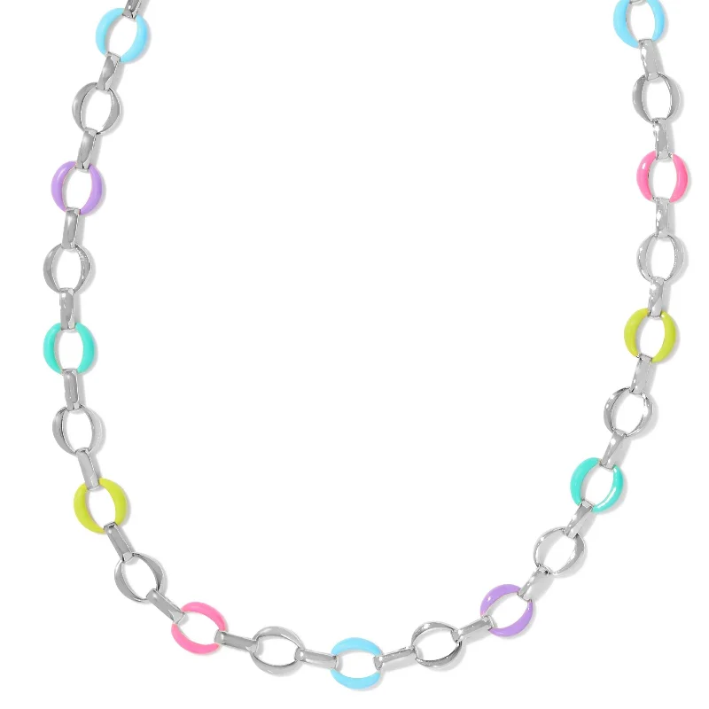 luxury necklaces for women-Kendra Scott | Kelsey Silver Chain Necklace in Multi Mix