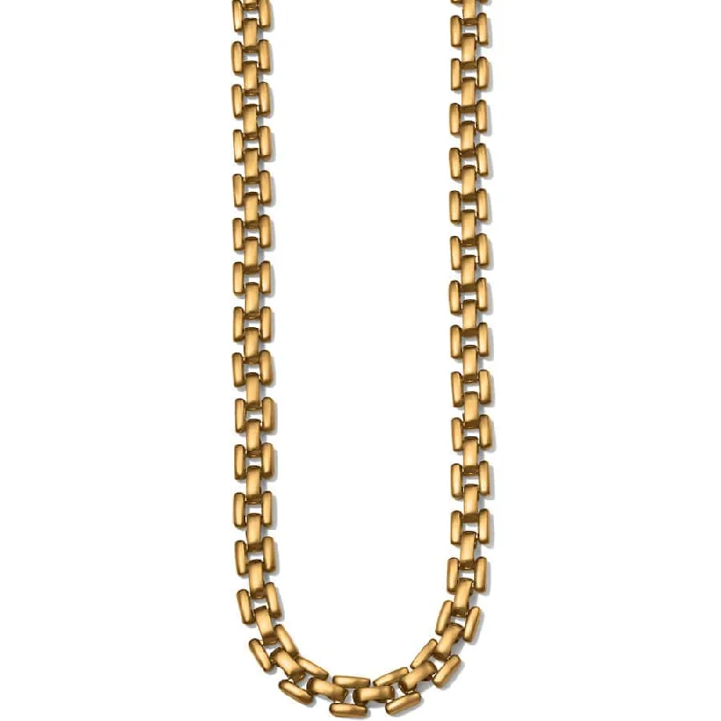 gold necklaces for women-Brighton | Athena Gold Tone Chain Necklace