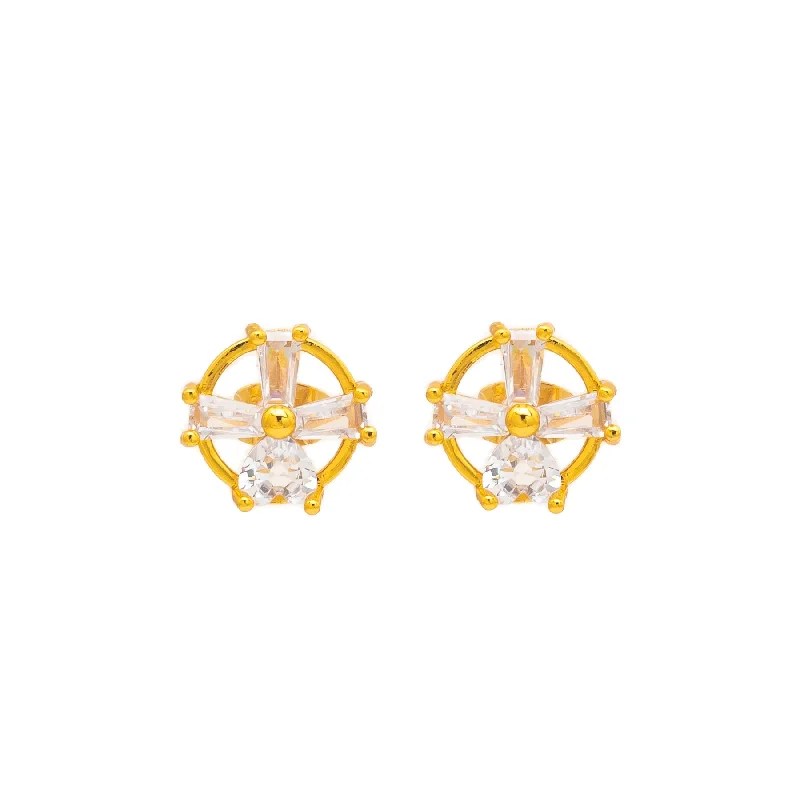 crystal drop earrings for women-Earrings- J0551115