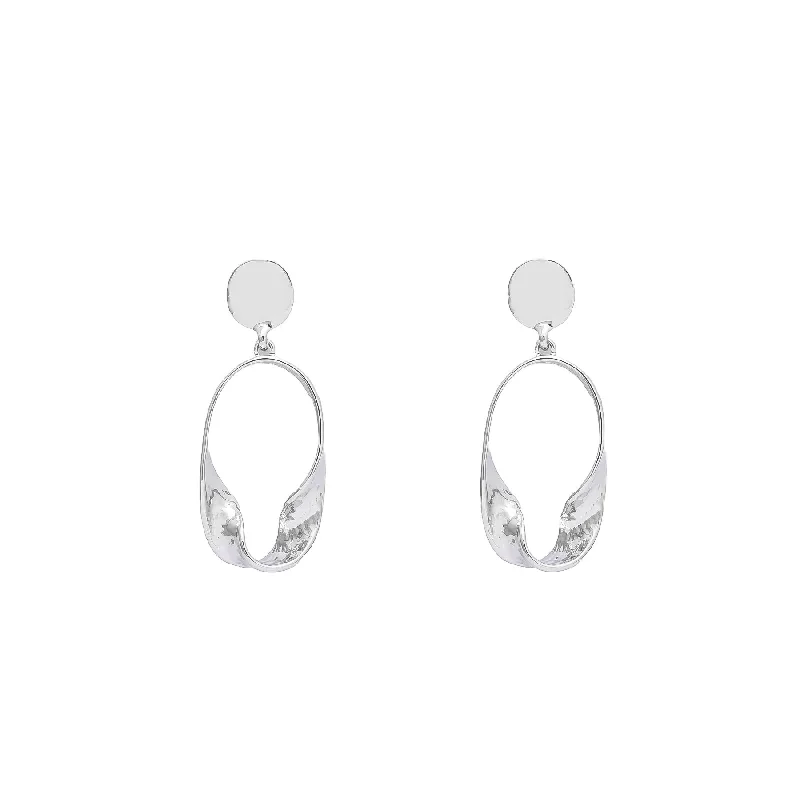 gemstone hoop earrings for women-Earring T03965