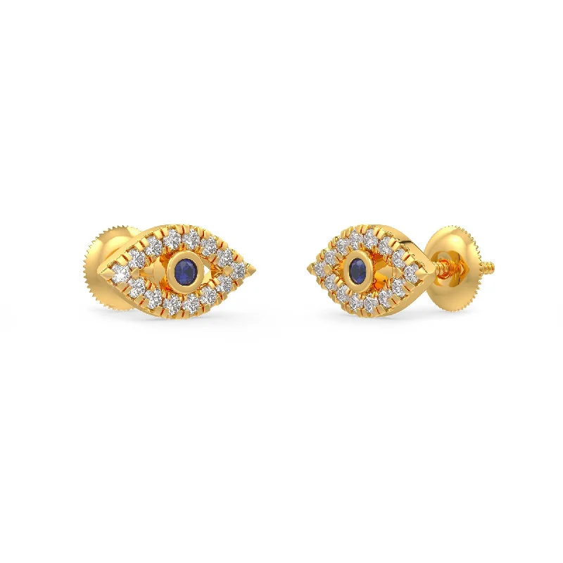 trendy earrings for women-Ward Off Evil Earrings