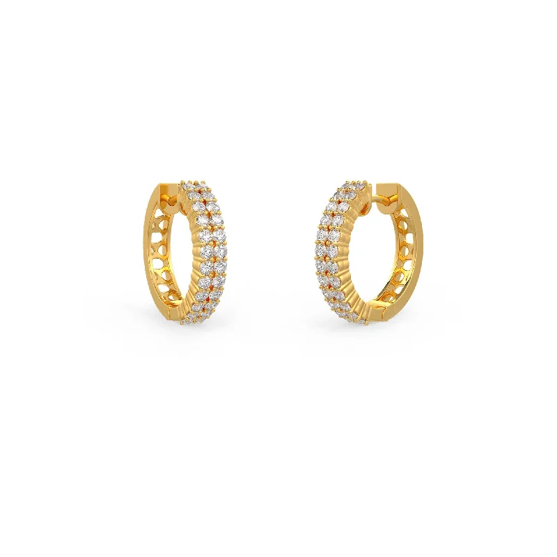 minimalist earrings for women-Sandra Hoops