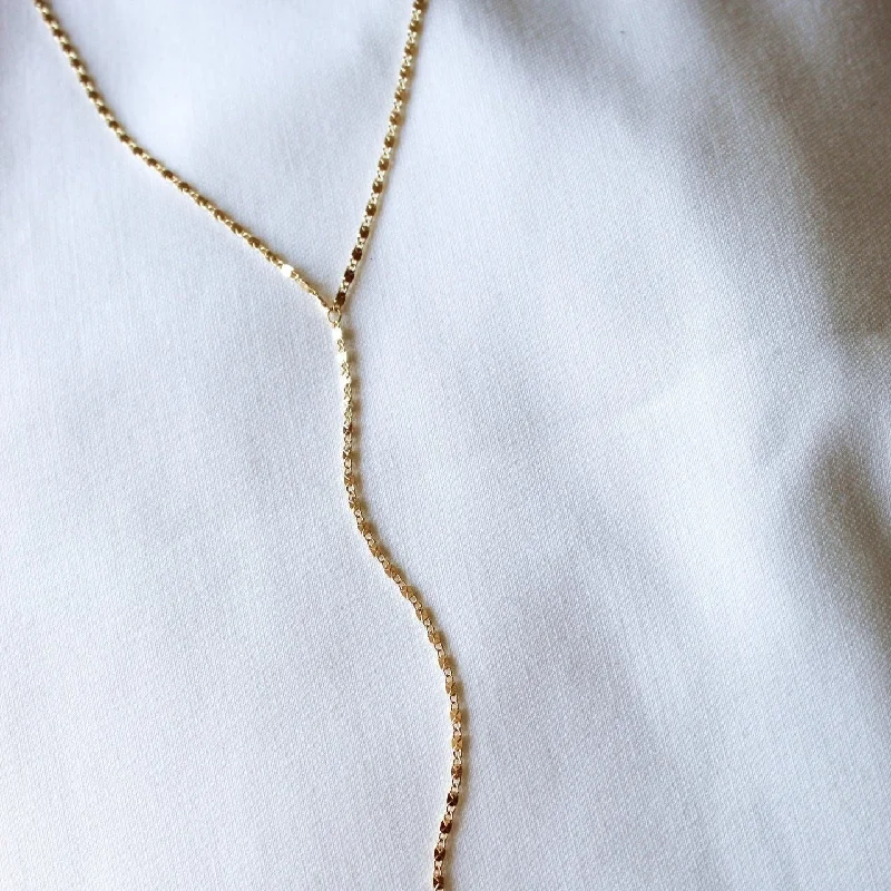 layered necklaces for women-Kinsey Designs | Lula Lariat Gold Tone Necklace