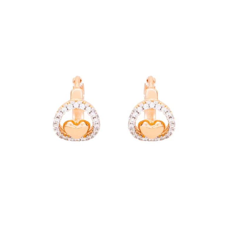 rose gold earrings for women-Earrings- J0535874