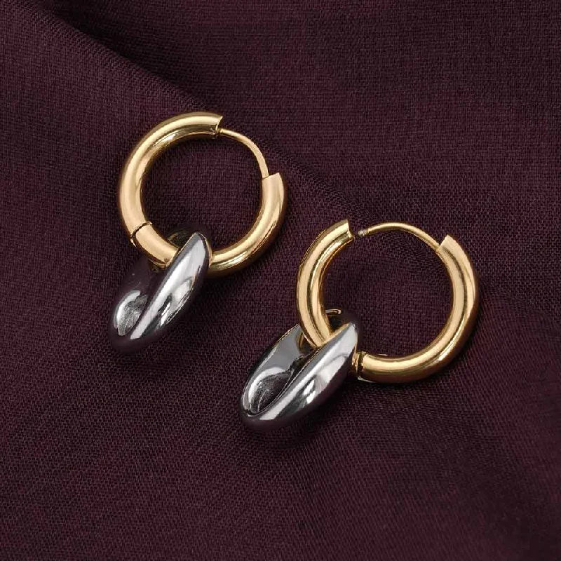 sparkle earrings for women-Multimetal Linked Drop Earrings