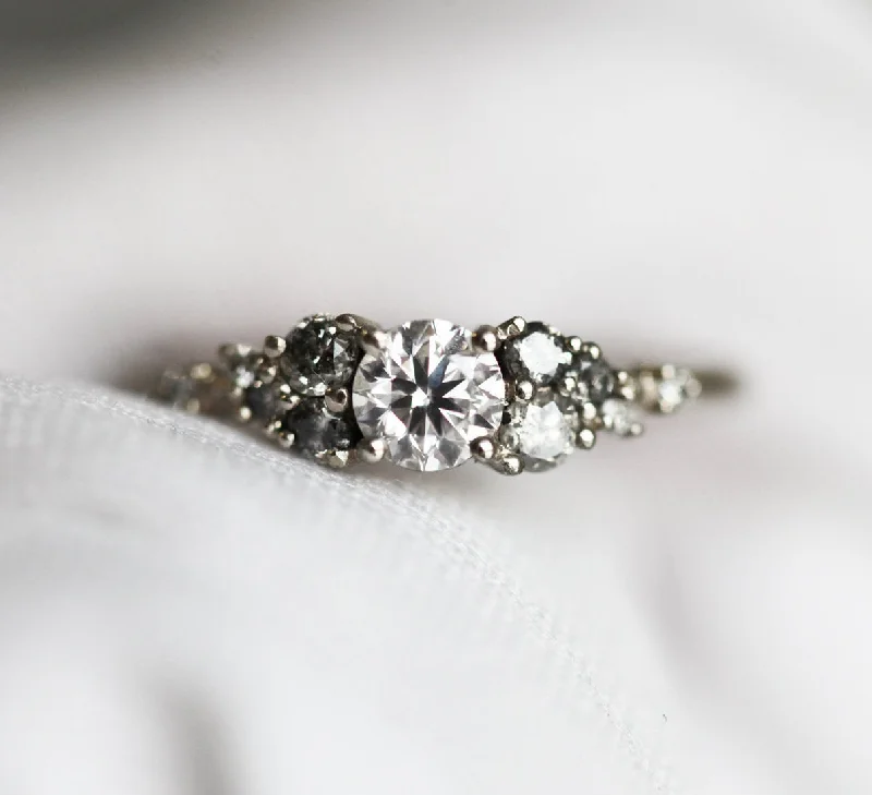 traditional engagement rings for women-Severa Diamond Ring