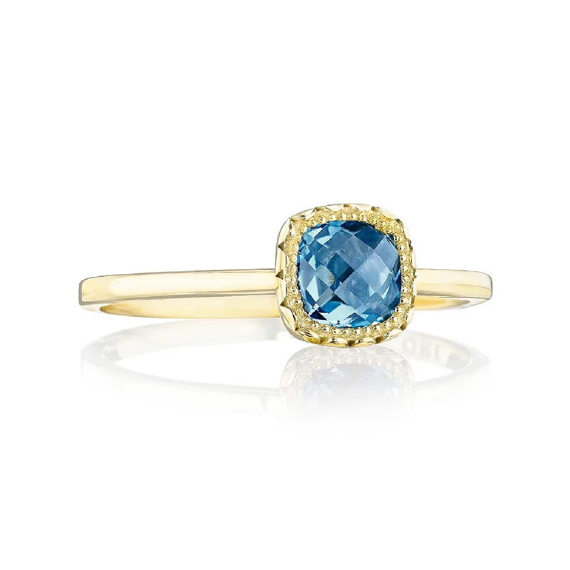 wedding bands with gemstones for women-Tacori Crescent Embrace Ring SR23733FY