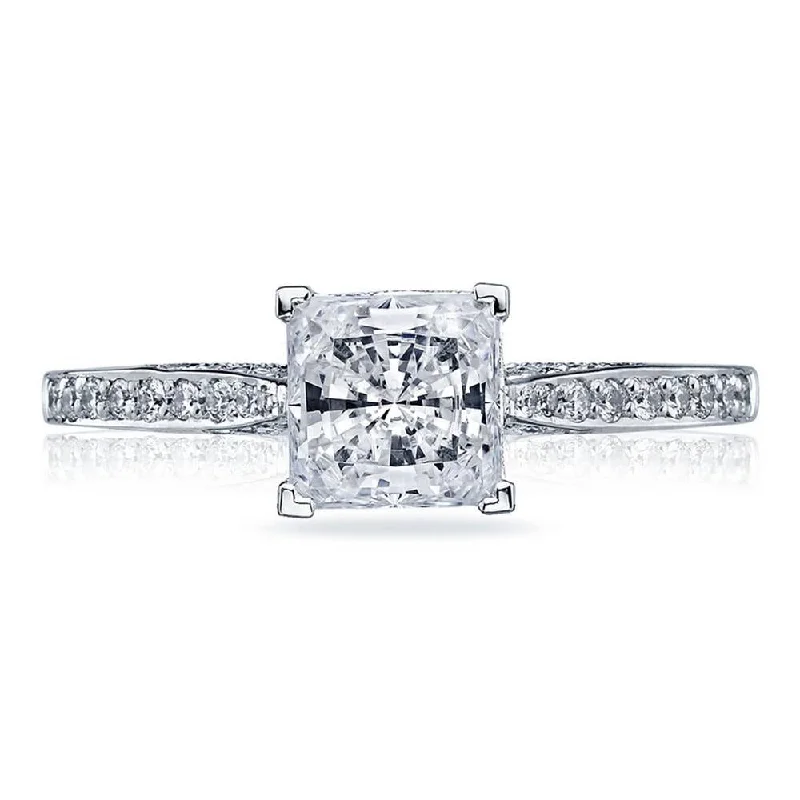 elegant engagement rings for women-Princess Solitaire Engagement Ring