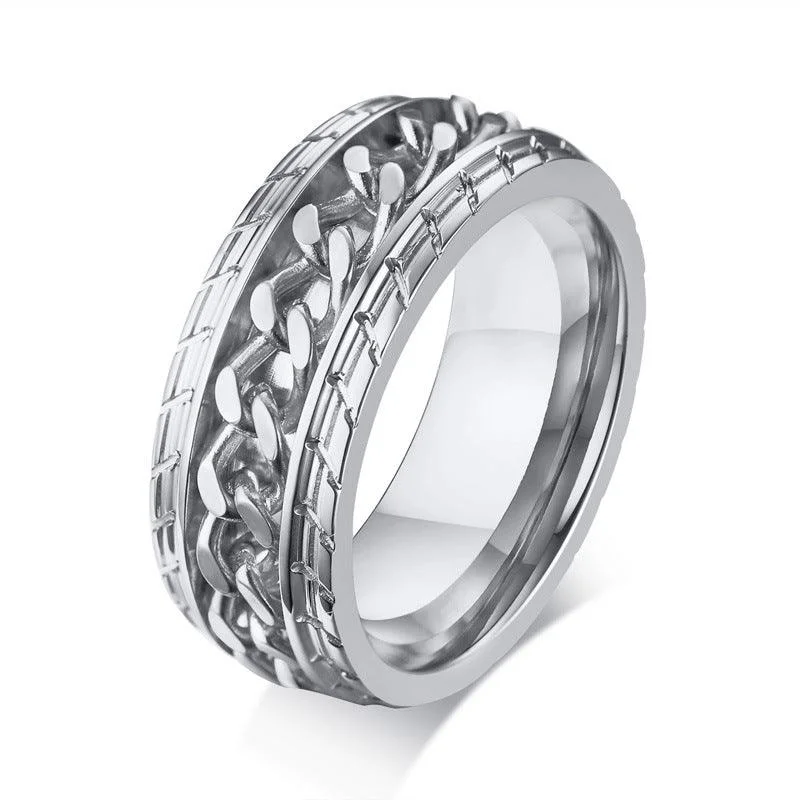 luxury engagement rings for women-Spinning Ring