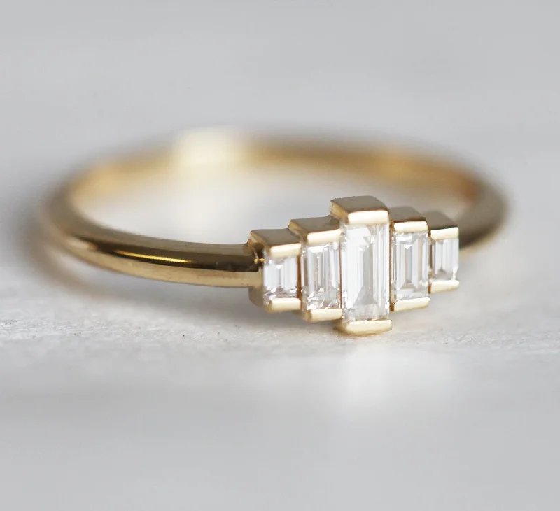 custom design engagement rings for women-Olivia Diamond Ring