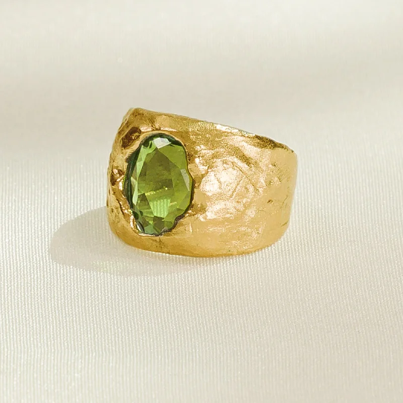 vintage engagement rings for women-Carmen Green Ring