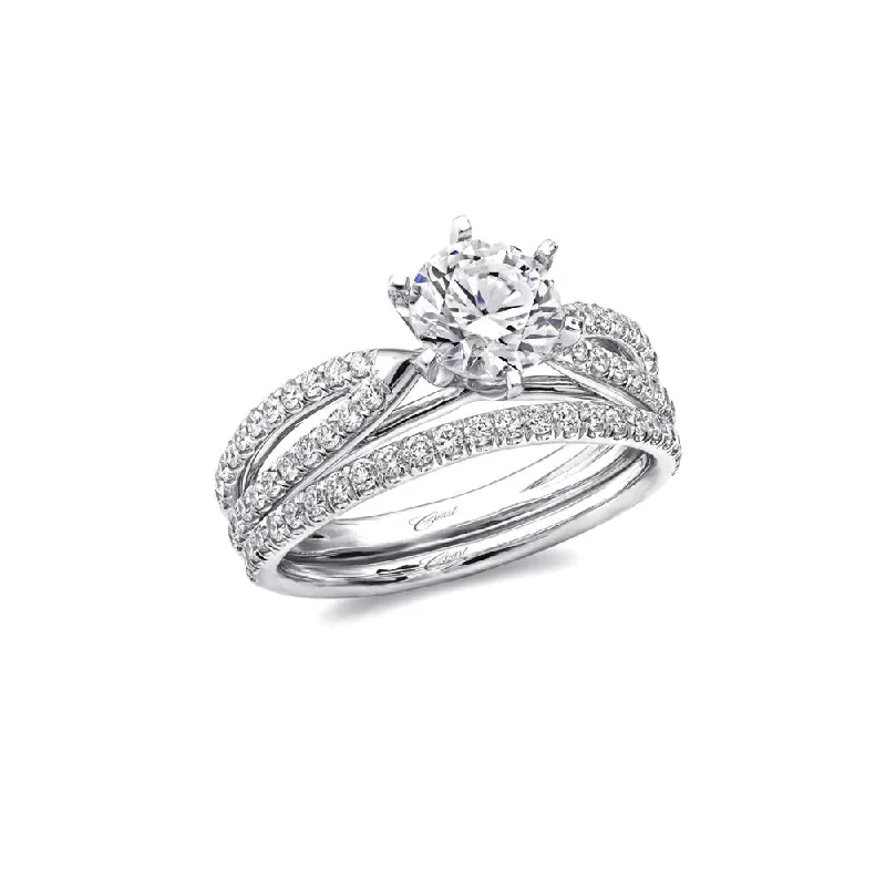 double halo engagement rings for women-Engagement ring