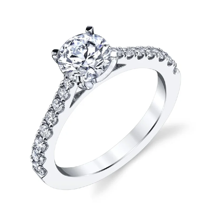 floral engagement rings for women-Engagement ring