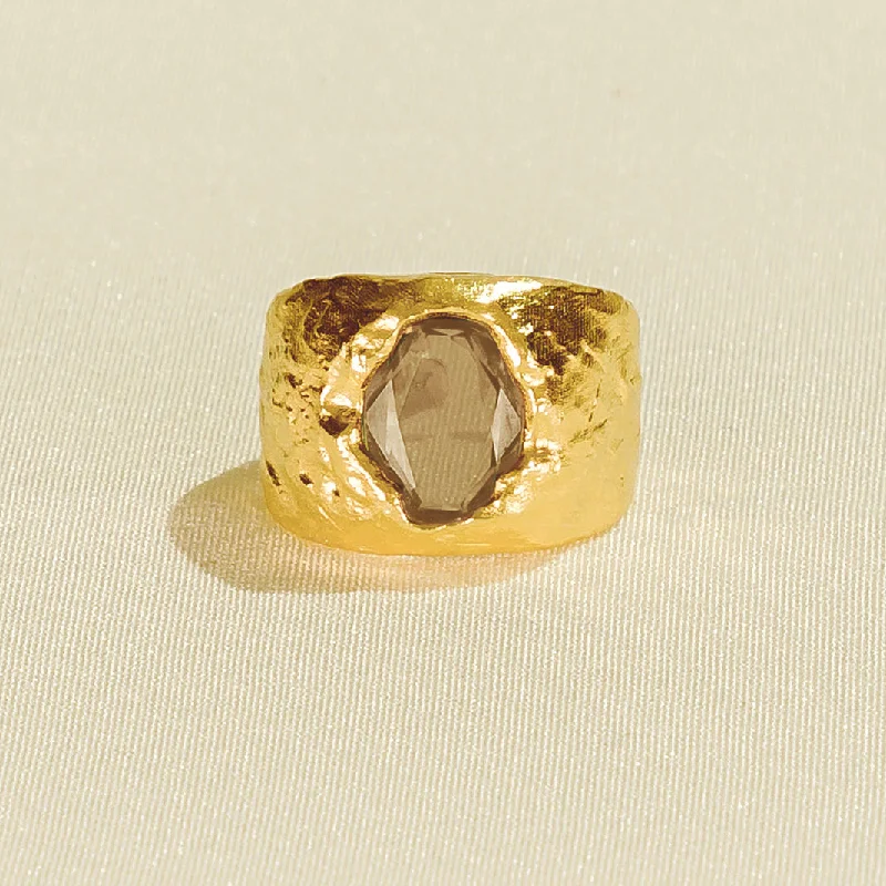 chunky gold rings for women-Carmen Greige Ring