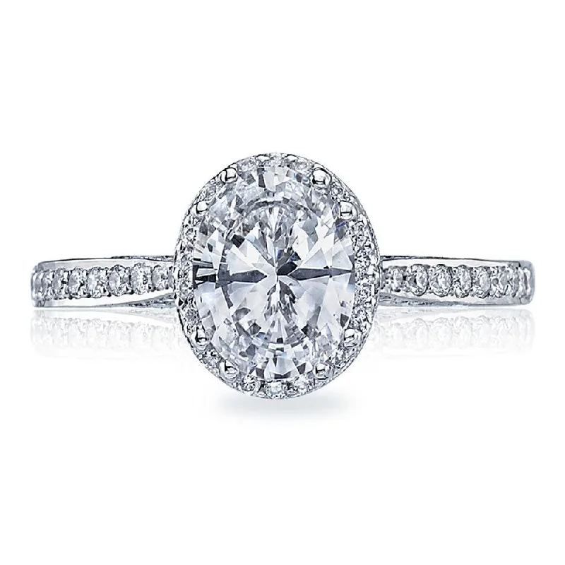 wedding rings and engagement rings for women-Oval Bloom Engagement Ring