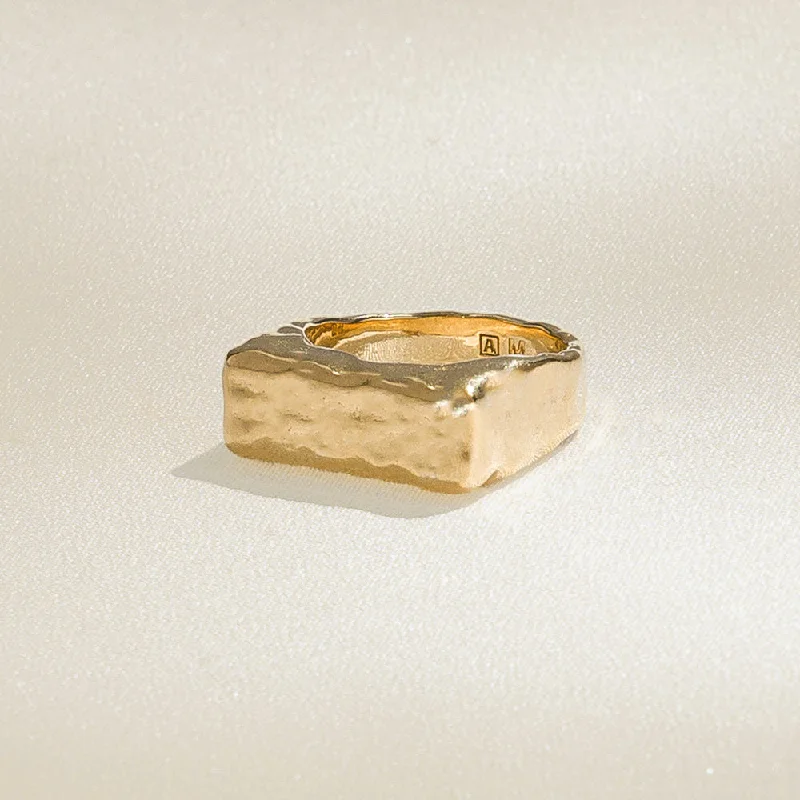 gold-plated rings for women-Octavia Ring