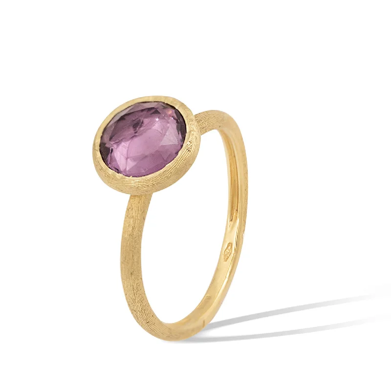 antique gold rings for women-Marco Bicego Jaipur Color Amethyst Ring