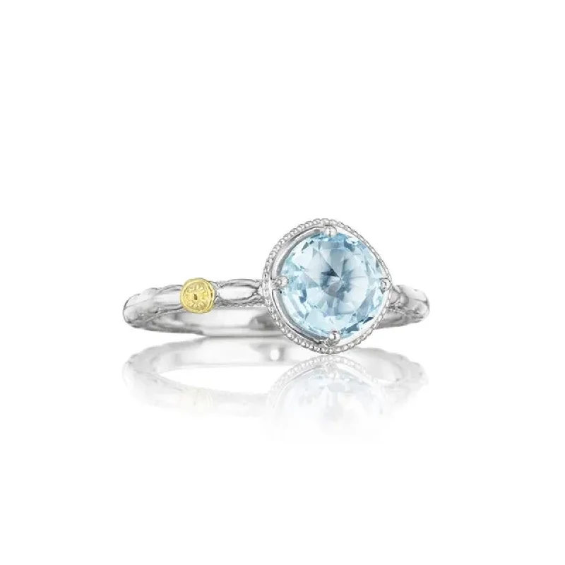 diamond rings for women-Tacori Simply Gem Sky Blue Topaz Ring