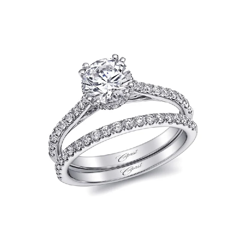 three-stone diamond engagement rings for women-Engagement ring