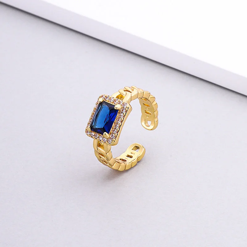 Blue Gold Ring A