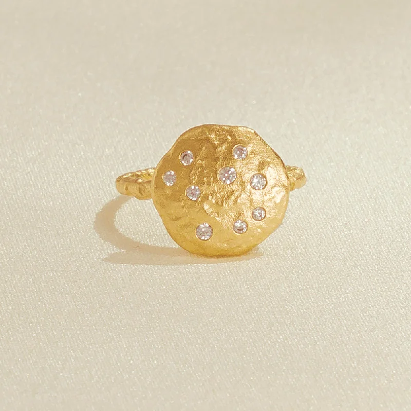 floral rings for women-Lattea Ring