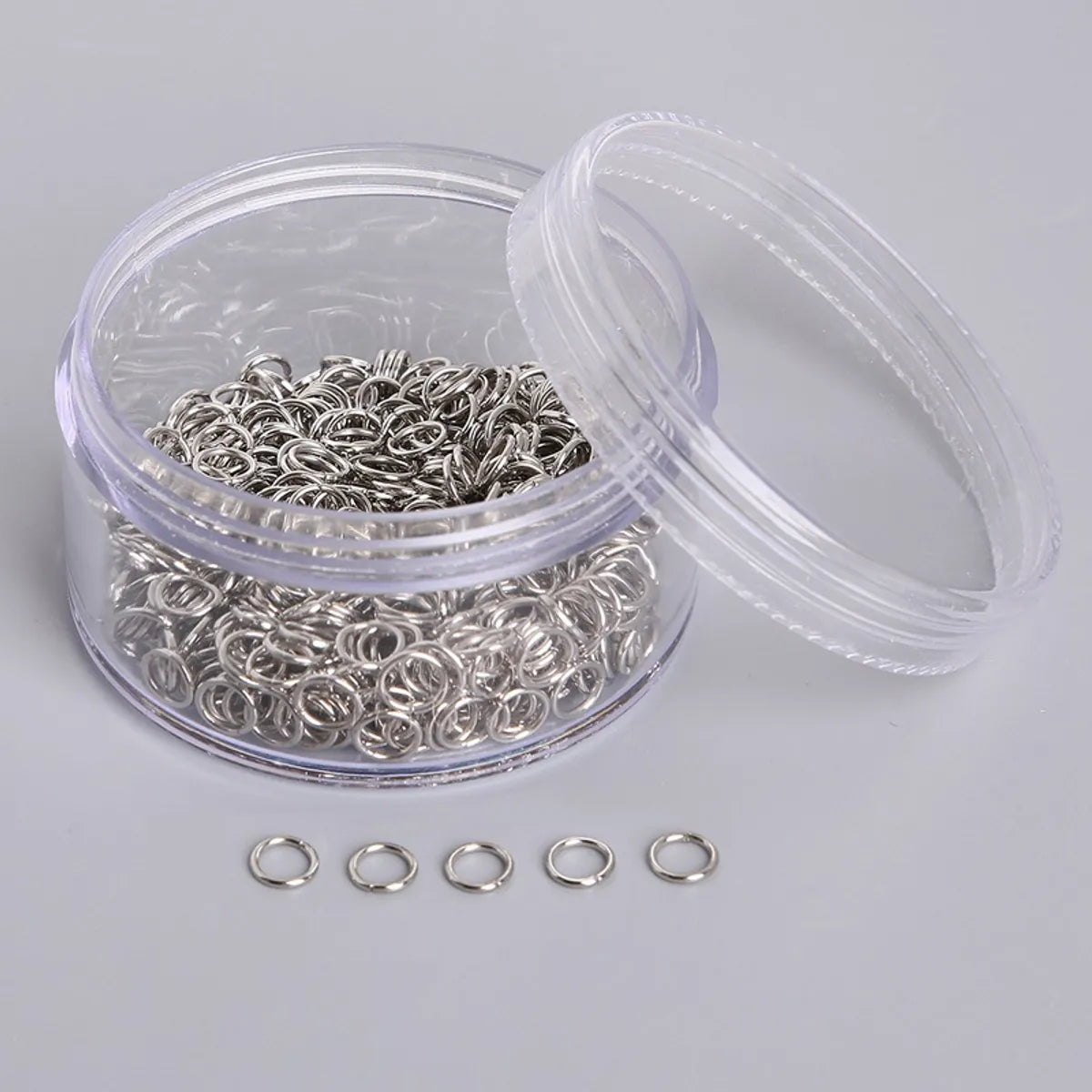 0.8X 6mm Boxed [White K Single Circle] 400 Pieces