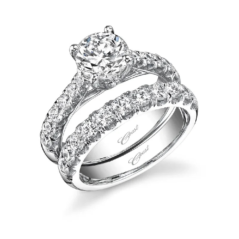 wide band engagement rings for women-Engagement ring