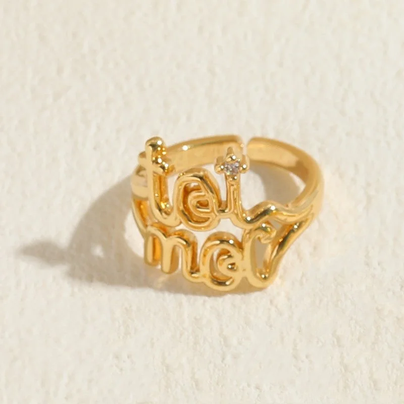 Letters ring