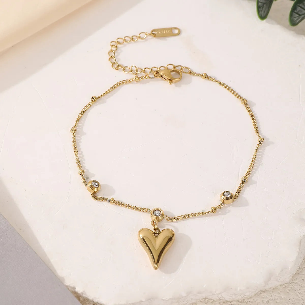 Heart Gold Anklet