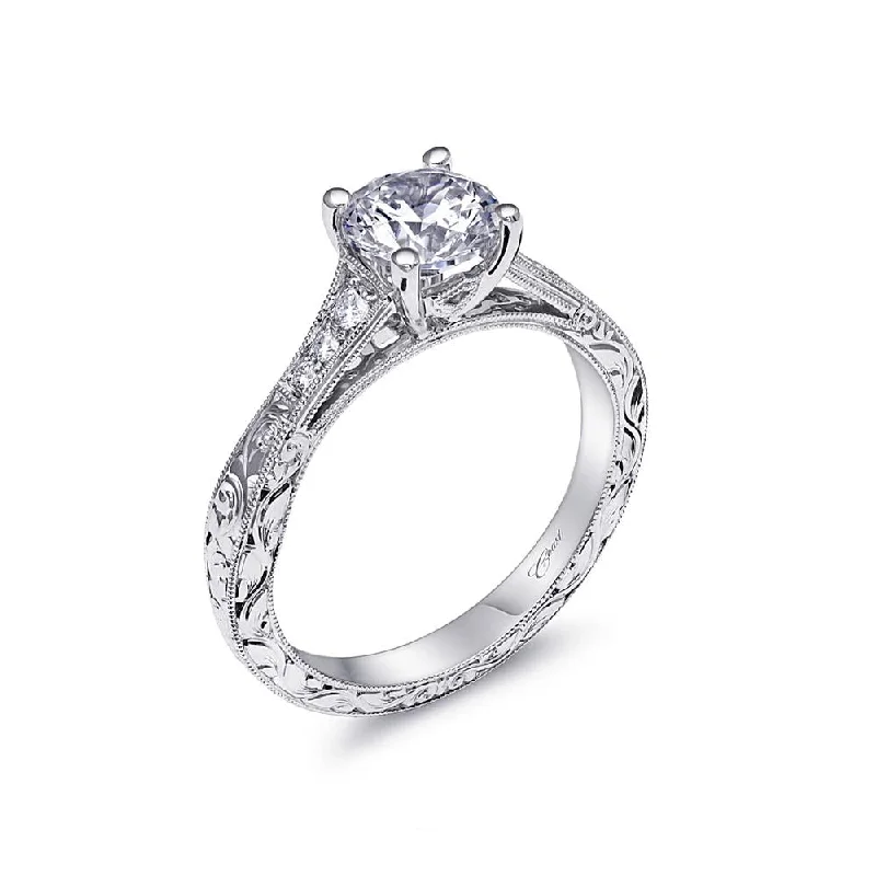 cushion cut diamond engagement rings for women-Engagement Ring