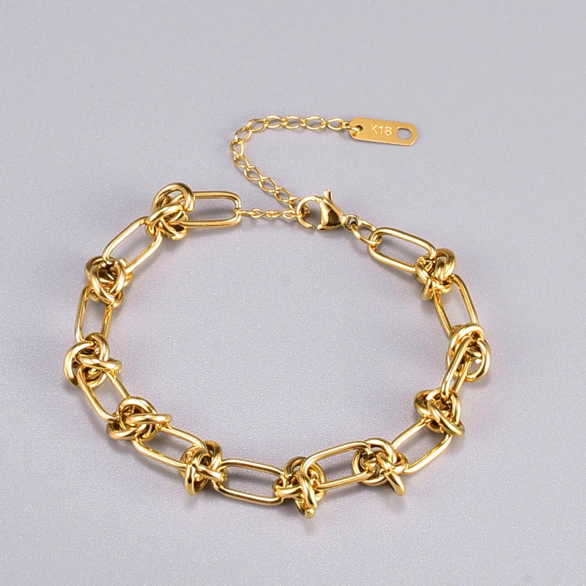 beachy anklet for women-Heart 304 Stainless Steel Titanium Steel 18K Gold Plated No Inlaid Anklet In Bulk