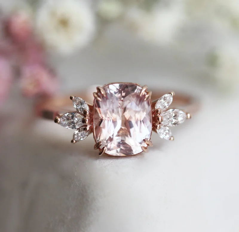 unique engagement rings for women-Nicola Sapphire Diamond Ring