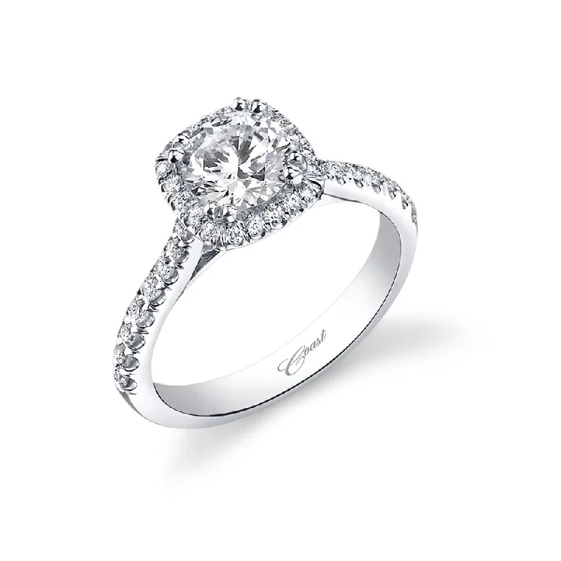 white sapphire engagement rings for women-Engagement ring