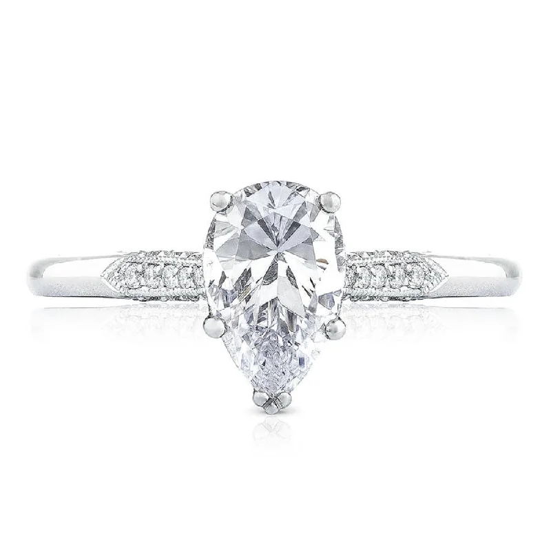 unique solitaire engagement rings for women-Pear Solitaire Engagement Ring