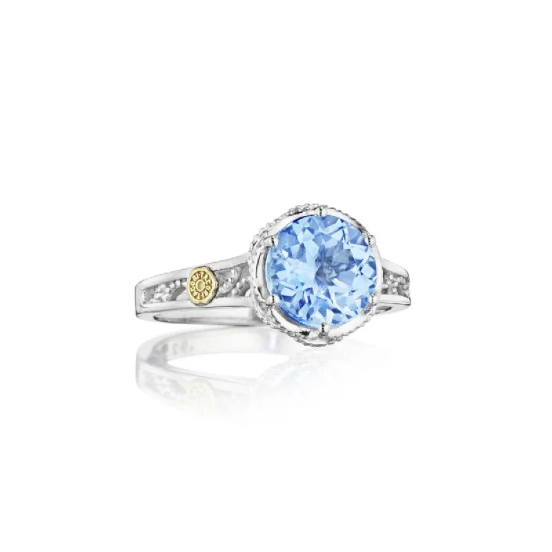 wedding rings for women-Tacori Swiss Blue Topaz Ring