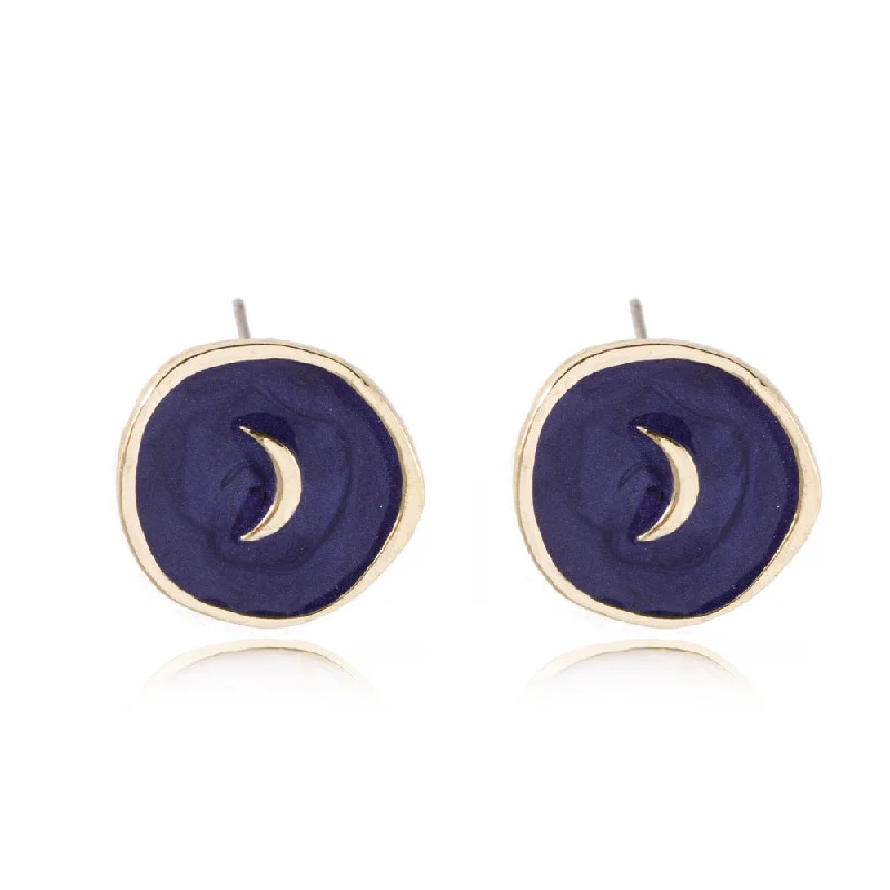 Ch0616-4 Blue Ear Studs