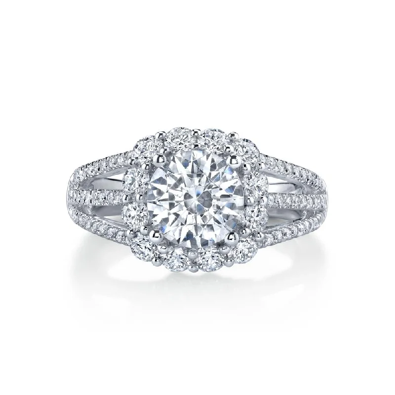 round cut engagement rings for women-Engagement ring