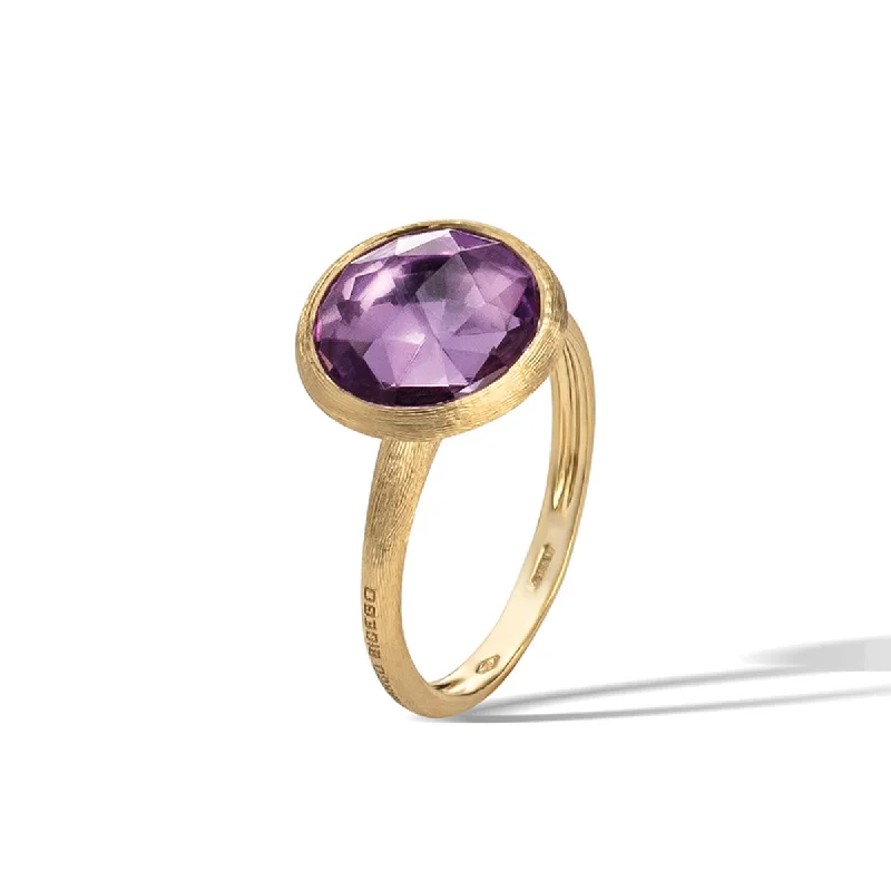 black rings for women-Marco Bicego Jaipur Color Amethyst Ring