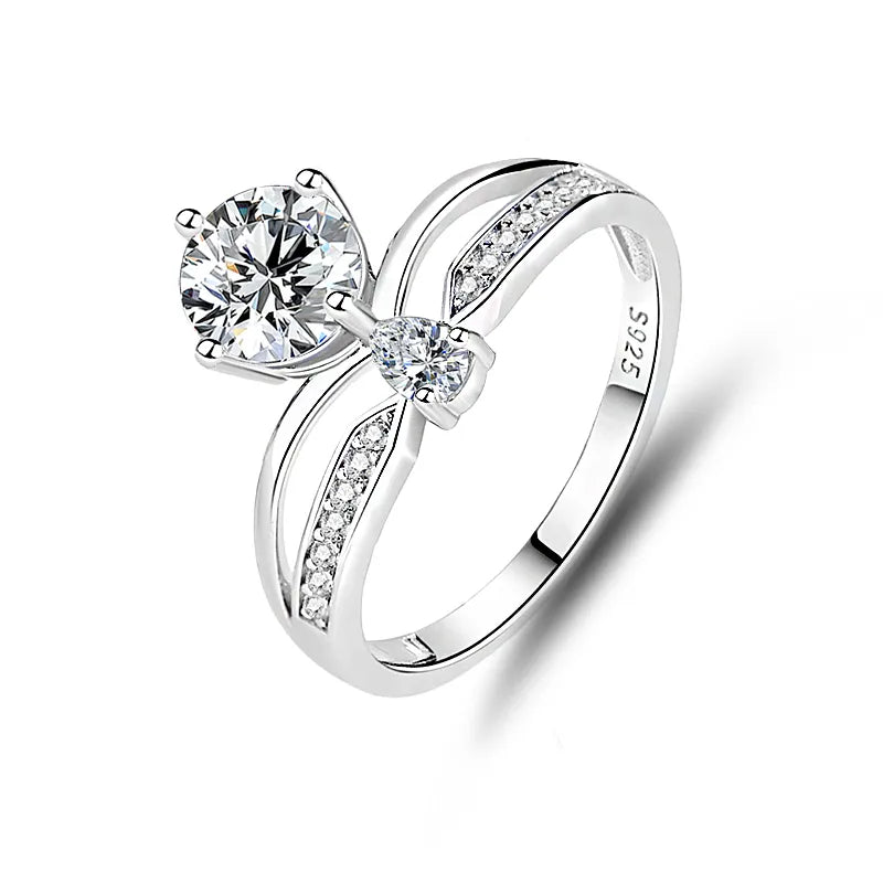 Moissanite ring