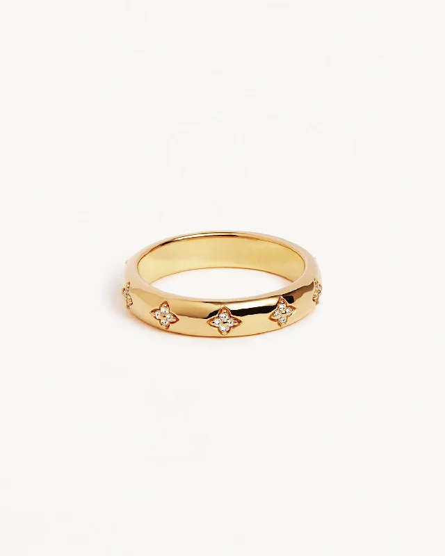 custom engagement rings for women-18k Gold Vermeil Bloom With You Lotus Ring