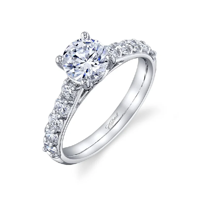 heart-shaped diamond engagement rings for women-Engagement ring